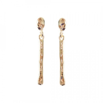 Bar Drop Earrings-RG