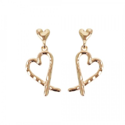 Open Heart earrings-RG