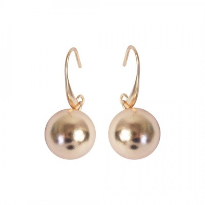 Ball Drop Earrings-RG Shiny