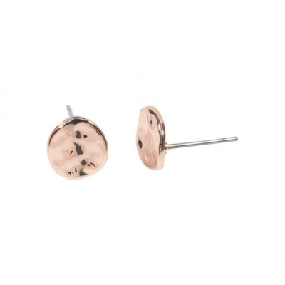 E-Filled In Mini Circle Studs RG