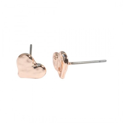 E-Mini Solid Heart Earrings RG
