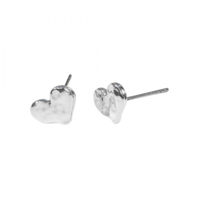E-Mini Solid Heart Earrings
