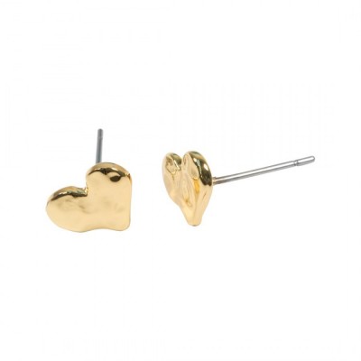 E-Mini Solid Heart Earrings YG