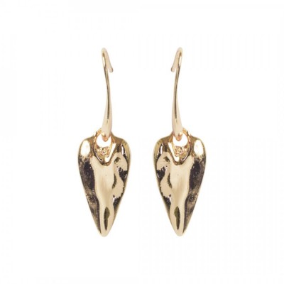 Solid Heart Drop Earring-RG
