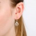 Sterling Silver heart earrings