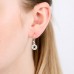 Sterling Silver star drop earrings