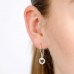 Sterling Silver heart drop earrings