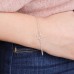 Sterling Silver single open star bracelet