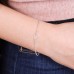 Sterling Silver open heart bracelet