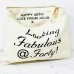 Cream 40th Birthday Bag