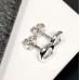 Sterling Silver heart stud earrings