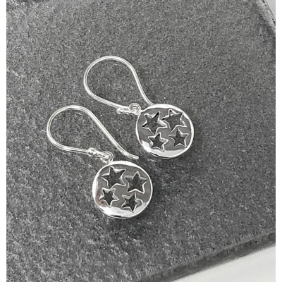 Sterling Silver star earrings