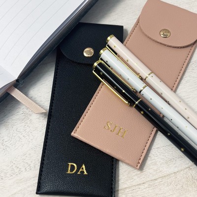 Ballpoint Pen With Monogrammed Pouch