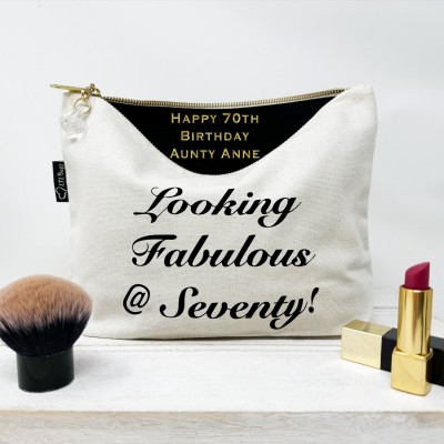 Cream 70th Birthday Bag
