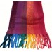 Multicoloured Rainbow Scarf