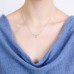 Multiple stars cut out necklace