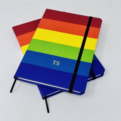 Rainbow A5 personalised Notebook
