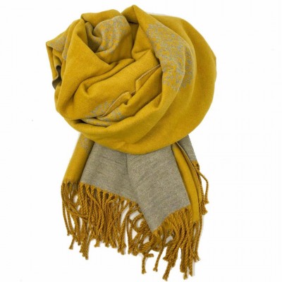 Mulberry Tree Wool Blend Mustard/Grey