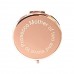 Personalised Circular Inscribed Compact Mirror
