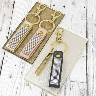 Diamante Loop Keyring