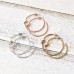 Friendship Knot Hoop Earrings In Three Colours