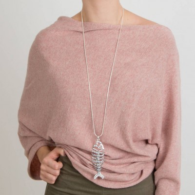 Fish Long Necklace