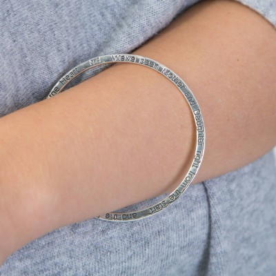 BG-925 Silver Hammered Mother/Daughter