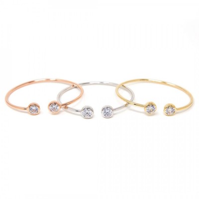 BG-CZ Torque Bangle