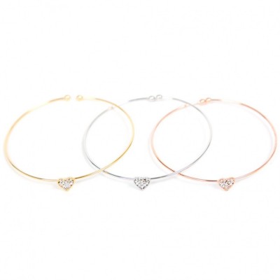 BG-CZ Hearts Bangle