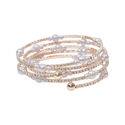 Multi pearl Wrap Rose Gold