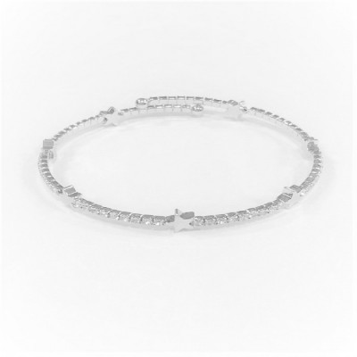 BG-CWBRS-Crystal Wrap Star Bracelet