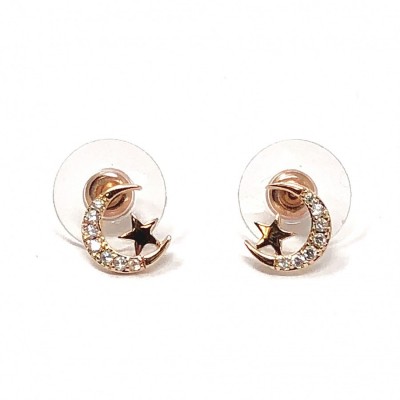 Moon & Stars Sparkly Earrings RG