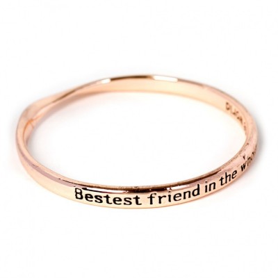 BG-Bestest Friend World Rose Gold