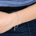 Cut out single heart bracelet