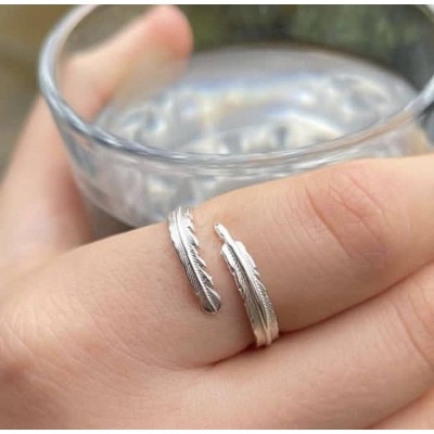 Feather Adjustable Ring