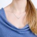 Single heart cut out necklace