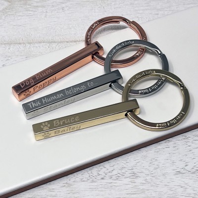 Dog Owner Bar Keyring