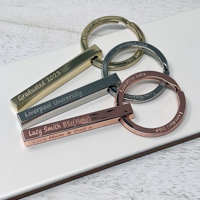Graduation Bar Keyring