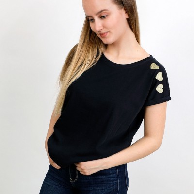Shoulder Of Hearts T Shirt