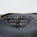 Grey Rhinestone 50th Birthday Bag