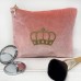 Velvet Crown Make Up Bag