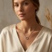 Halo Crystal Circle Necklace