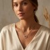 Halo Crystal Circle Necklace