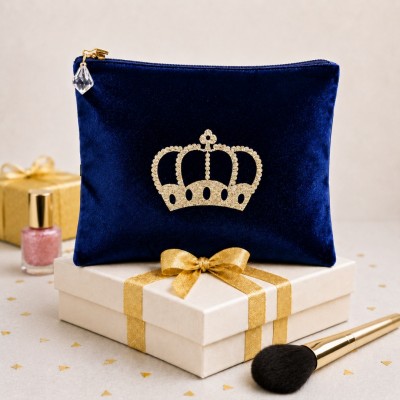 Velvet Crown Make Up Bag