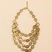 Square Multi-Strand Statement Necklace