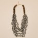 Layered Boho Beaded Statement Necklace