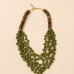 Layered Boho Beaded Statement Necklace