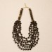 Layered Boho Beaded Statement Necklace