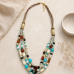 Layered Colourful Beaded Necklace
