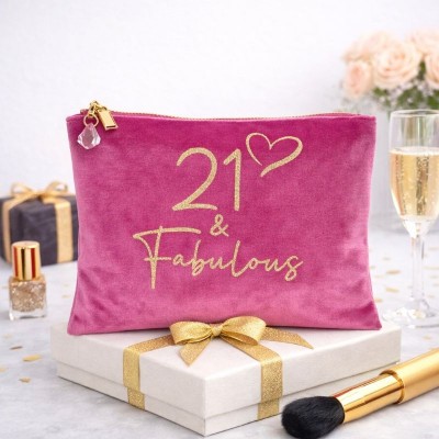 Velvet 21st Birthday Makeup Bag